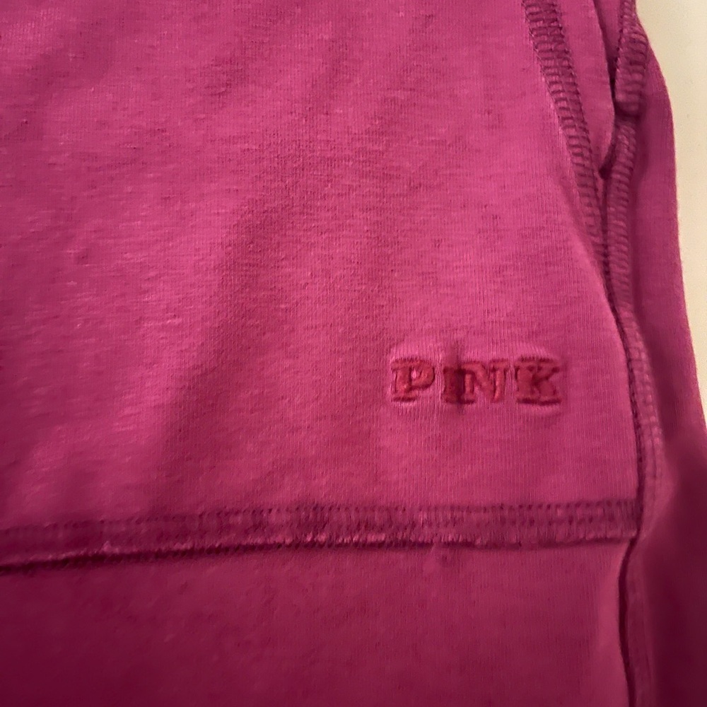 PINK Victoria's Secret Magenta Drawstring Flare Pants - Picture 3 of 8